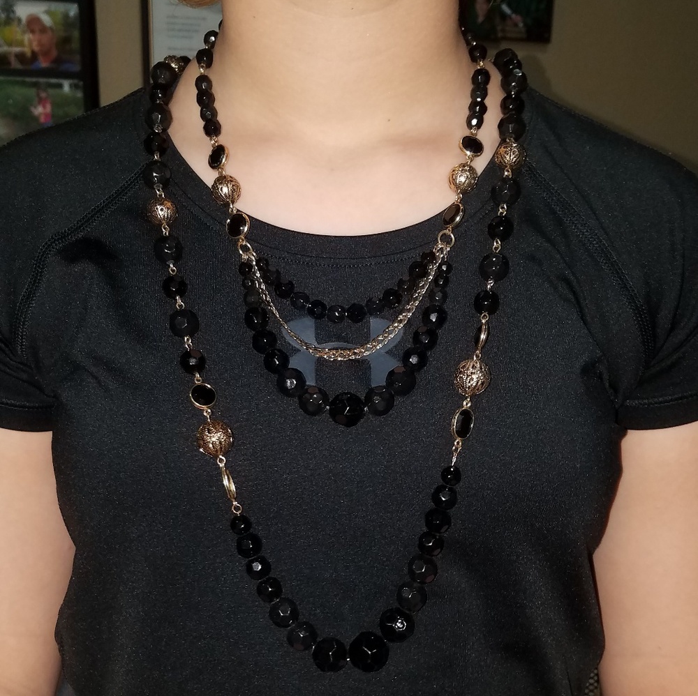 Necklaces.